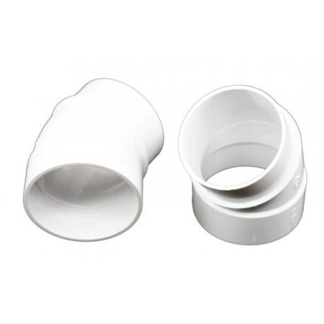 Kolanko 30° Central VAC SV2032-01 białe
