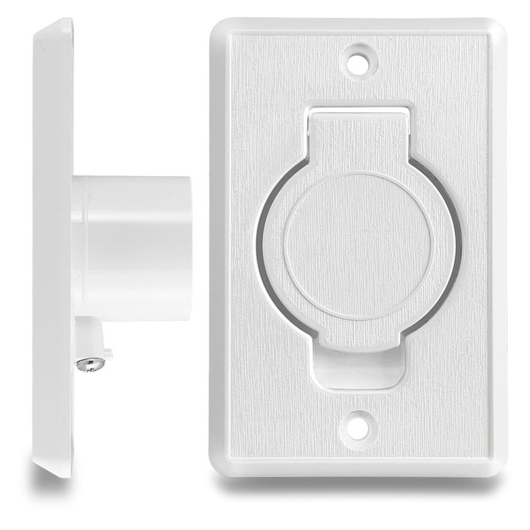 Gniazdo ssące Plastiflex odkurzacz centralny białe