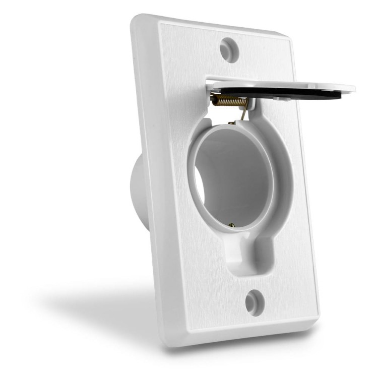 Gniazdo ssące Plastiflex odkurzacz centralny białe