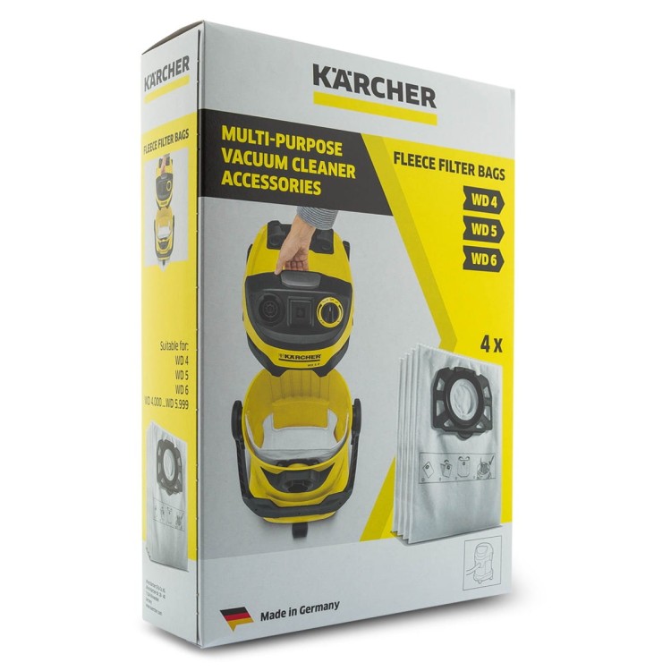 Karcher WD4 WD5 WD6 oryginalne worki do odkurzacza