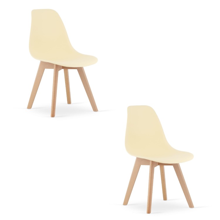 Krzesło Modo - kremowe x 2