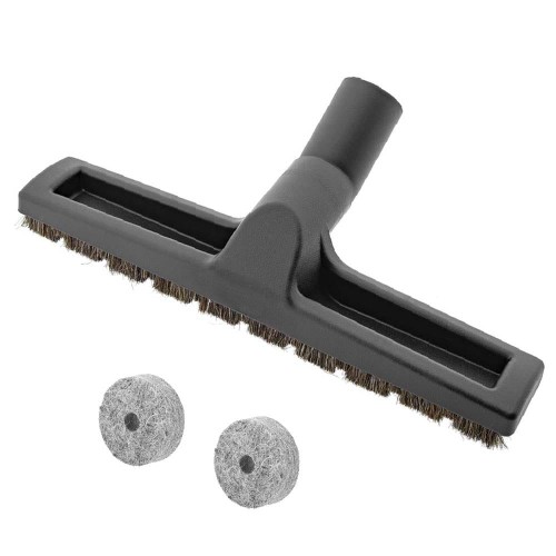 Delikatna szczotka do podłogi fi 32mm z filcowymi kółkami