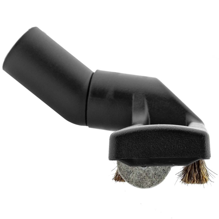 Delikatna szczotka do podłogi fi 32mm z filcowymi kółkami