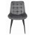 Szare krzesło tapicerowane do jadalni BERA metalowe nogi wygodne krzesło aranżacja kuchni i jadalni 4ektech (6).jpg