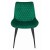 Krzesło tapicerowane do jadalni zielone VERDO nogi czarne metalowe, aranżacja zielona kuchnia (5).jpg