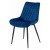 Krzesło tapicerowane do jadalni VERDO granatowe nogi czarne, niebieska jadalnia (5).jpg