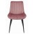 Krzesło tapicerowane do jadalni różowe SOSA czarne nogi, welurowe krzesła do aranżacji jadalni  (7).jpg