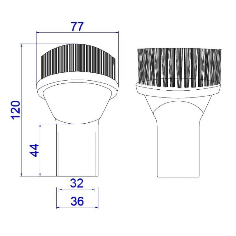 Szczotka mała fi 32mm