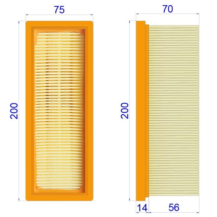 Filtr do odkurzacza Karcher 2501 6.414-498.0