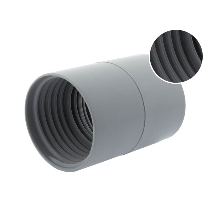 Łącznik dwóch węży o średnicy 32mm szary