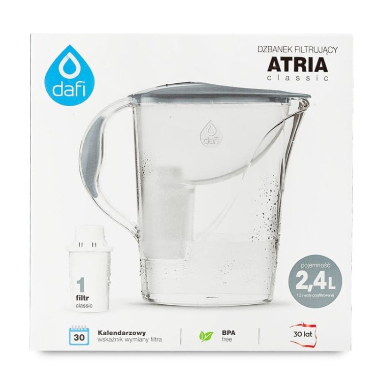 Dzbanek filtrujący Dafi Atria + 1 filtr Classic