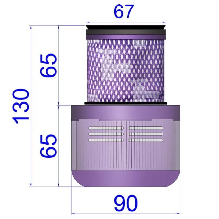 Filtr zmywalny do odkurzacza Dyson V11 970013-02