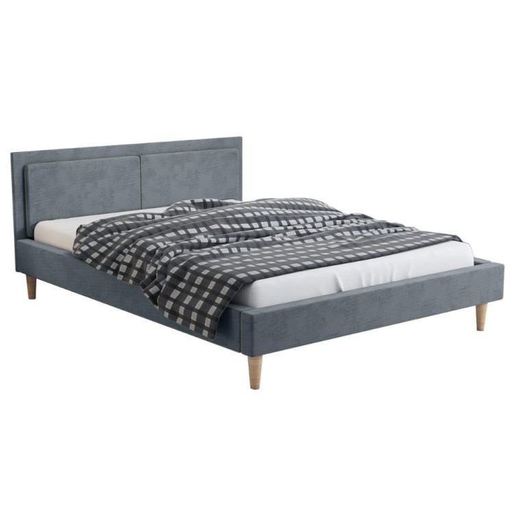 Łóżko tapicerowane Comfort Line Pro Szare