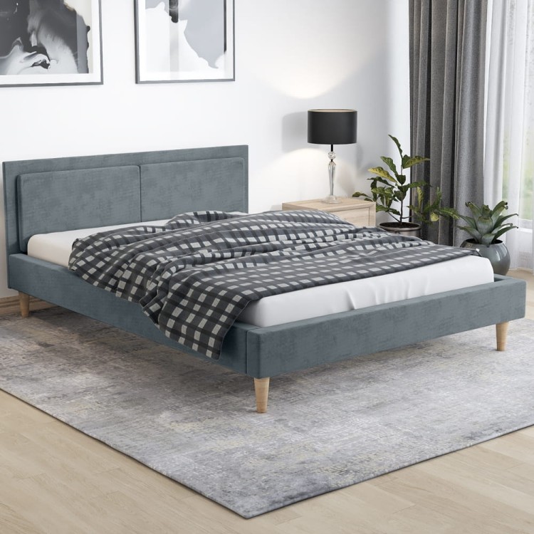 Łóżko tapicerowane Comfort Line Pro Szare