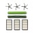 Rolki filtry szczotki do iRobot Roomba S9 S9+ s9158 9550
