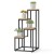 Regal kwietnik loft 4 polki industrialny dab czarny