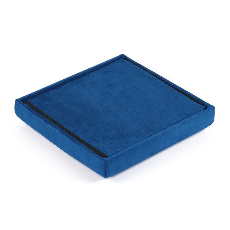 Pufa składana M - 30x30x30cm aksamit granat