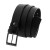 Skórzany pasek męski czarny z dodatkową szlufką 114cm