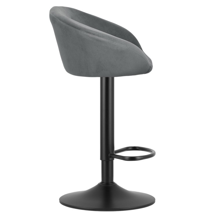 Hoker East Prime -- aksamit szary / baza czarna x 2