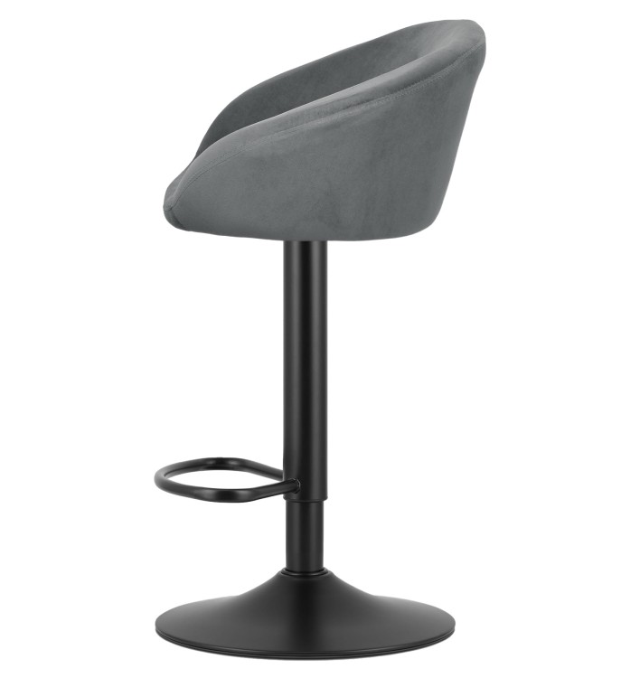 Hoker East Prime -- aksamit szary / baza czarna x 2