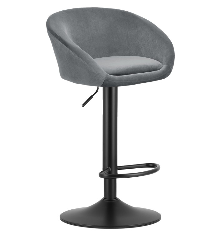 Hoker East Prime -- aksamit szary / baza czarna x 2