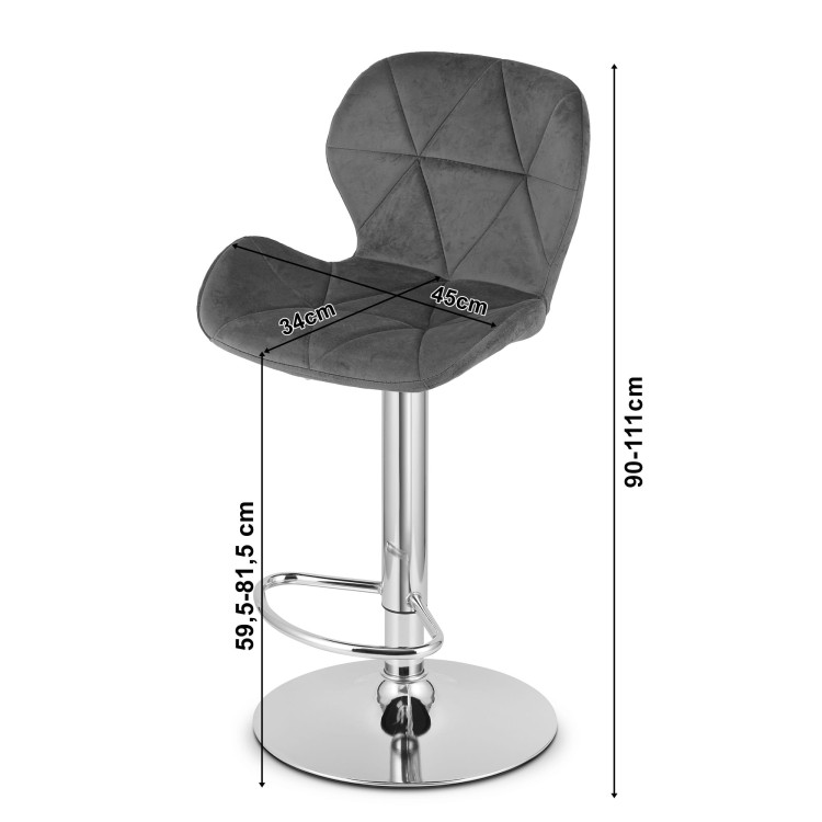 Hoker Moderna - ekoskóra czarny / baza chrom