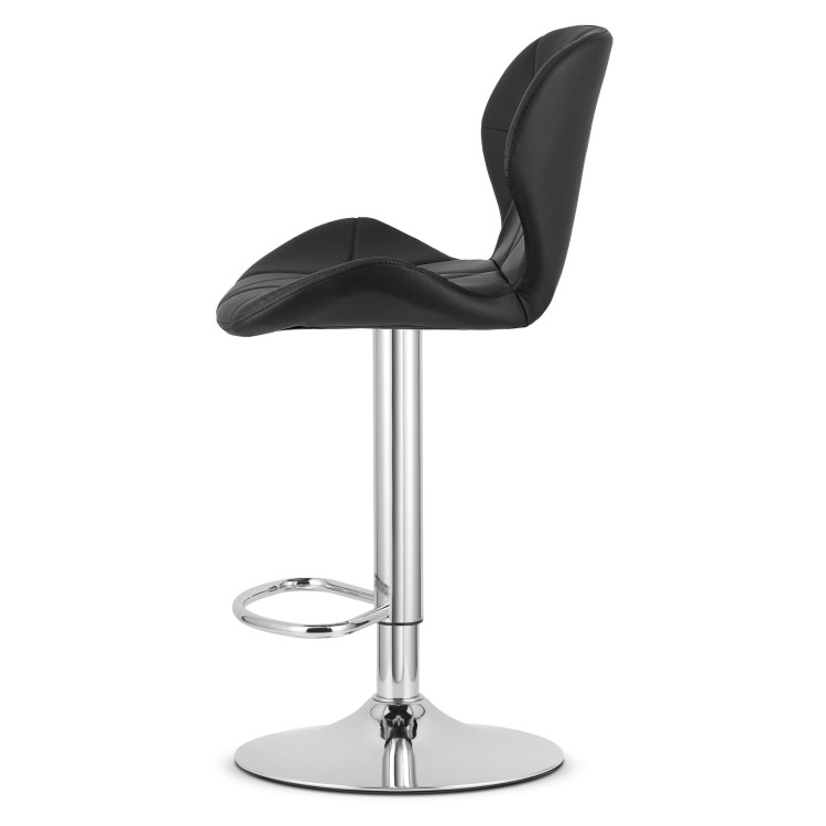 Hoker Moderna - ekoskóra czarny / baza chrom