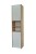Słupek łazienkowy Adaś 2D Sonoma + Front Biały 30 cm