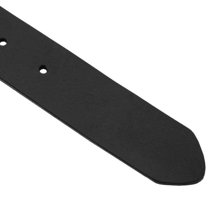 Szeroki klasyczny pasek skórzany 124cm