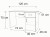 Biurko FRANEK 120 cm z szuflada SONOMA