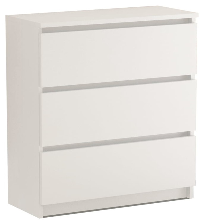 Komoda Nordi 3S biała 60 cm