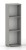 Regał Verto 110 x 30 cm Szary 3 półki