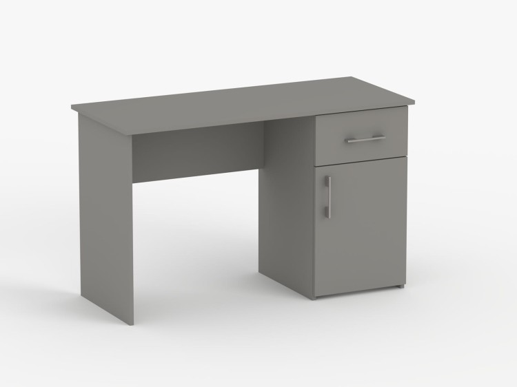 Biurko FRANEK 120 cm z szuflada Szary