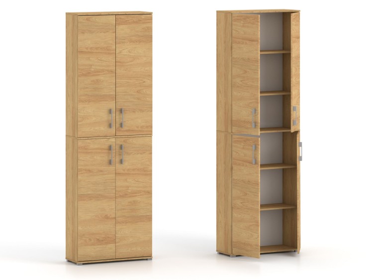 Szafa biurowa Pola 215 - 4D 80cm HIkora Naturalna