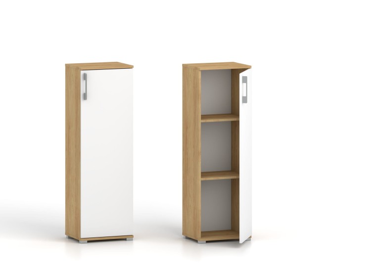 Regał komoda Pola 1D 110 x 40 cm Hikora naturalna