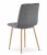 Zestaw stół NP 120x80 Dąb Sonoma + 4 krzesła LIBRA szare