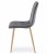 Zestaw stół NP 120x80 Dąb Sonoma + 4 krzesła LIBRA szare