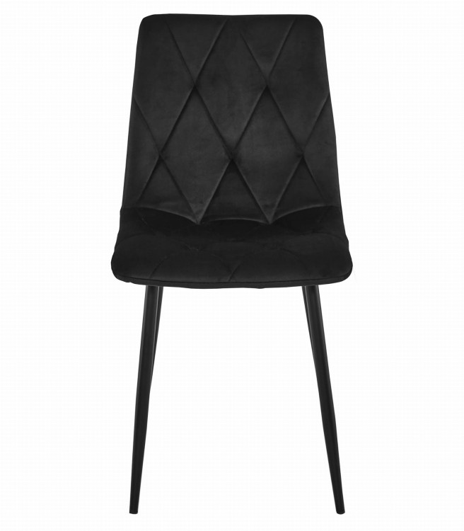 Zestaw stół NP 120x80 Craft Czarny + 4 krzesła LIBRA czarne