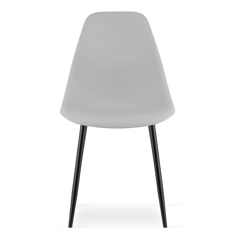 Krzesło Livio szare / nogi czarne x 1