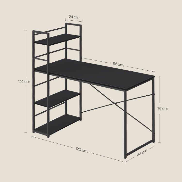 Biurko Komputerowe MAX 4.0 - czarne