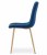 Krzesło Monti - granat aksamit / nogi kolor drewna x 1
