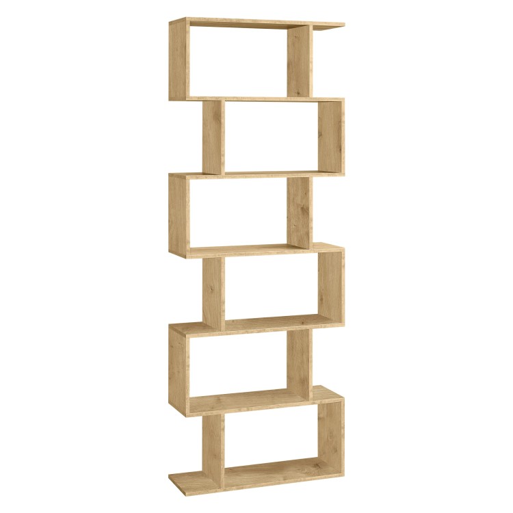 Regał Dąb Artisan do Salonu i Biura – Nowoczesna Biblioteczka na Dokumenty i Książki