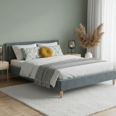Łóżko tapicerowane Comfort Line Pro 120/200 Szare