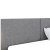 Łóżko tapicerowane Comfort Line 120/200 Szare