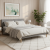 Łóżko tapicerowane 160x200 Comfort Line Szare