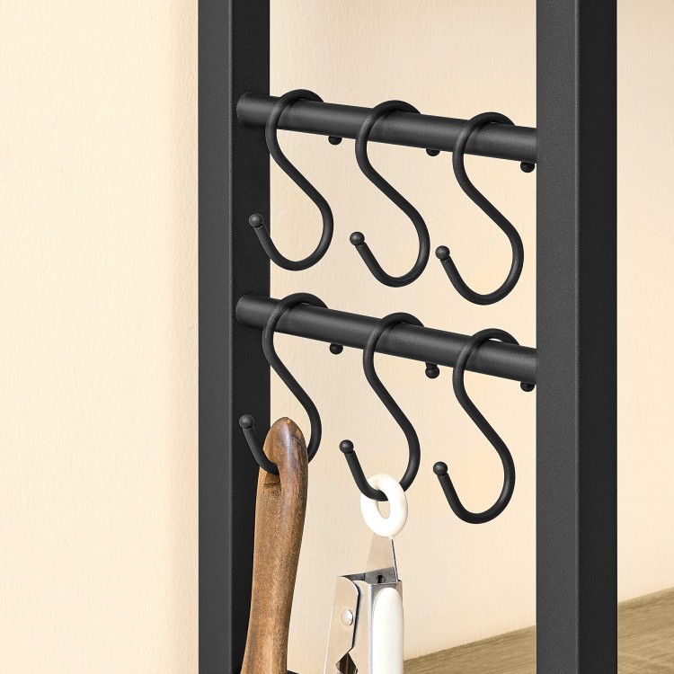 Regał Kuchenny Organizer LOFT 167 cm – Dąb Artisan – Wielopoziomowa Wyspa