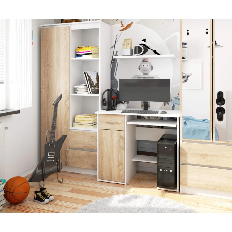 Biurko Modern Desk Dual White