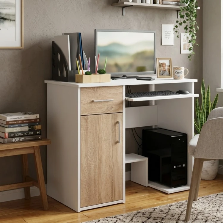 Biurko Modern Desk Dual White