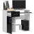 Biurko Modern Desk Dual BIAŁE / CZARNY POŁYSK