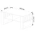 Stolik Kawowy Loft Line Dąb Craft / Czarny